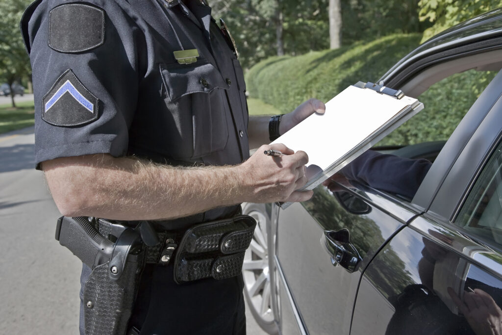 A civil traffic ticket is often best handled on your own.