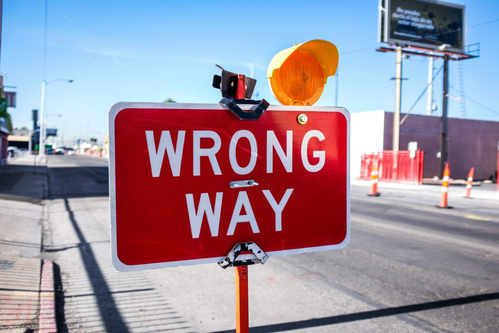 Wrong way drivers can be charged with a felony, with more severe sentences depending on the severity of the crash.