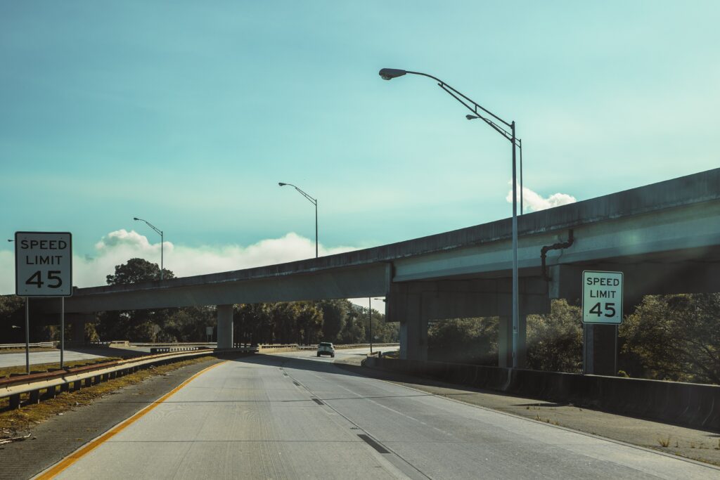 Accidents resulting in highway damage.