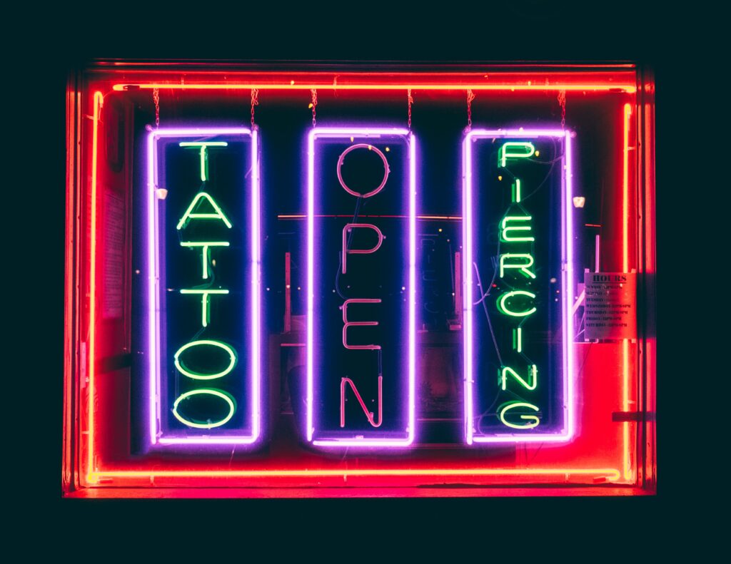 Tattooing and piercing law.