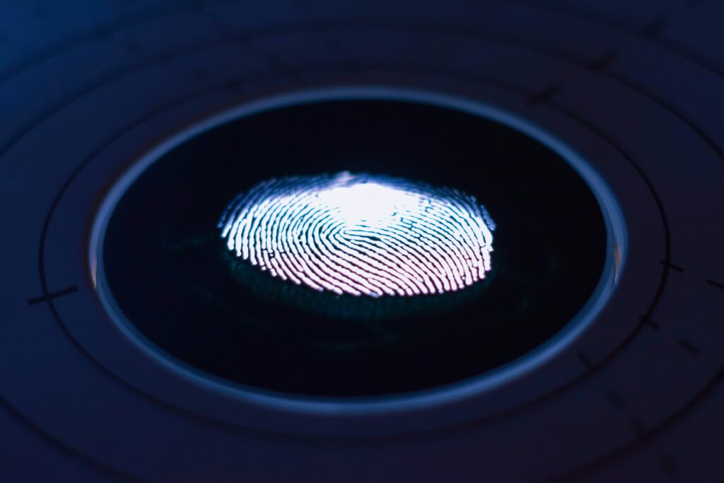 Fingerprint order.